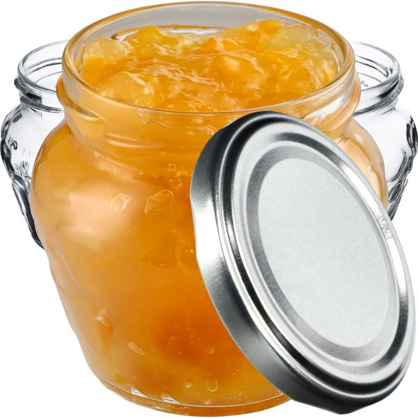 Słoiki Kemi 200ml 100szt fi 66 mm + wieczka srebrne