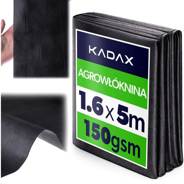 Agrowłóknina ogrodowa Nespoux ściółkująca 1.6 x 5 m 150 g/m² czarna