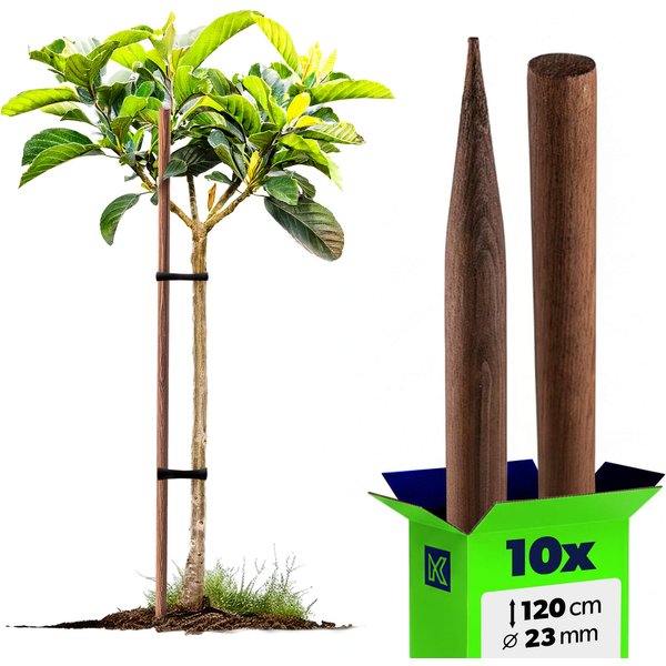 Podpora do roślin drewniana Utre palik impregnowany 23 mm x 120 cm 10 szt.