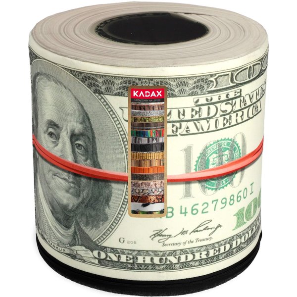 Pufa dekoracyjna Fasano „Dollars" 41 x 40 cm
