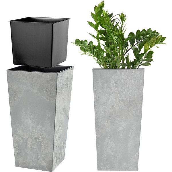 Donica ogrodowa Pesaro 25 cm szary beton