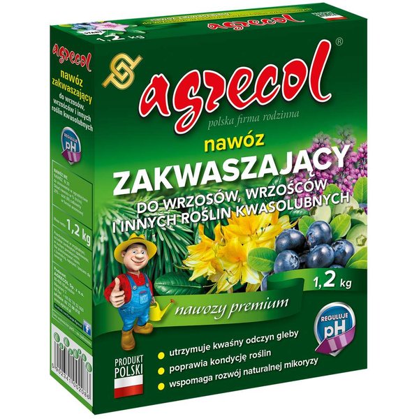 Agrecol Nawóz Zakw.Wrzosy Kwaśno.1.2kg