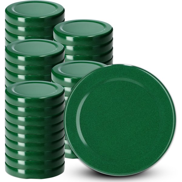Metalowe wieczka do słoików 50szt fi 58mm zielone