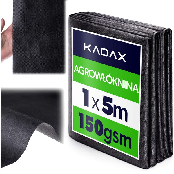 Agrowłóknina ogrodowa Nespoux ściółkująca 1 x 5 m 150 g/m² czarna