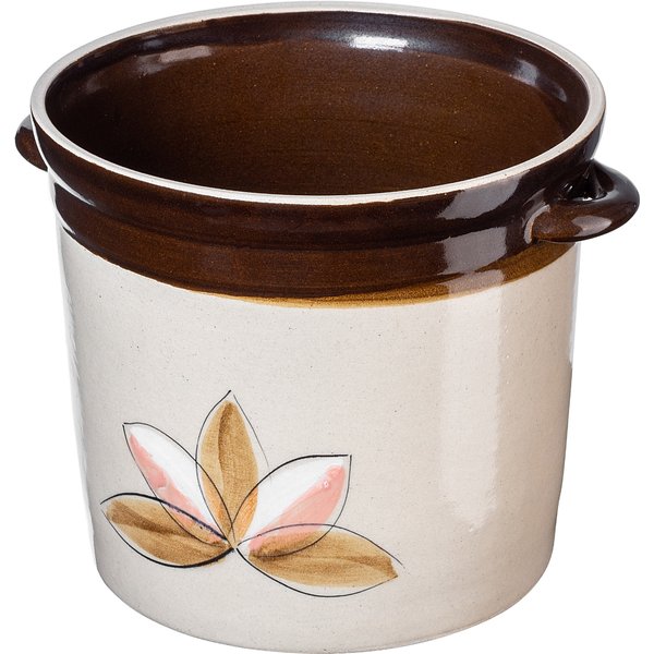 Garnek kamionkowy Athena 7.5L, wysoki malowany