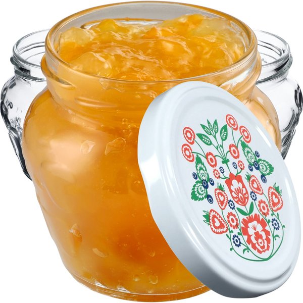 Słoiki Kemi 200ml 50szt fi 66 mm + wieczka "Folklor"