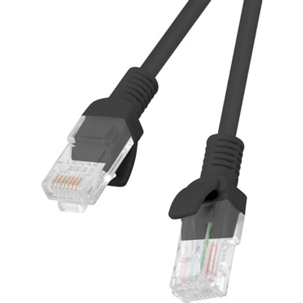 LANBERG Patchkabel CAT.6 UTP 20m Fluke Zertifikat sw