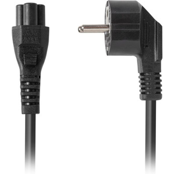 Lanberg Netzkabel CEE 7/7 90°->IEC 320 C5 MICKEY VDE - Kabel - Strom/Netzteil