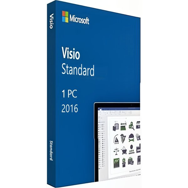 Microsoft Visio 2016 Standard - licencja i klucz do pobrania