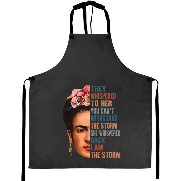 I Am The Storm Frida Kahlo Painter Art For Fans | Essential Aprons-image