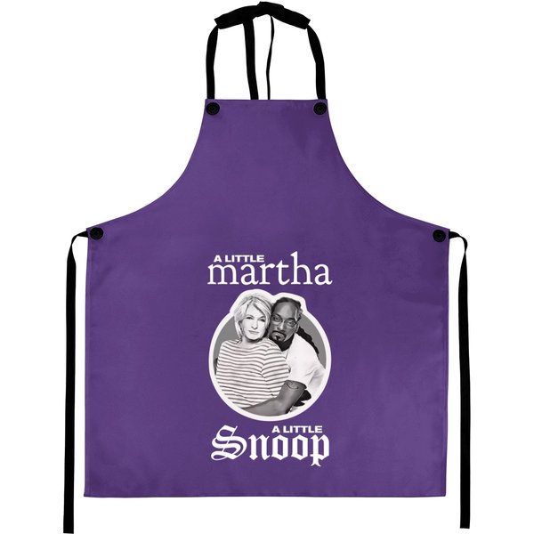 A Little Martha A Little Snoop Aprons | Martha Stewart Snoop Dogg Aprons-image