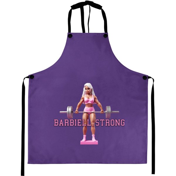 Fitness Barbie1 Barbiell Strongfitness Barbie1 Barbiell Strong Aprons
