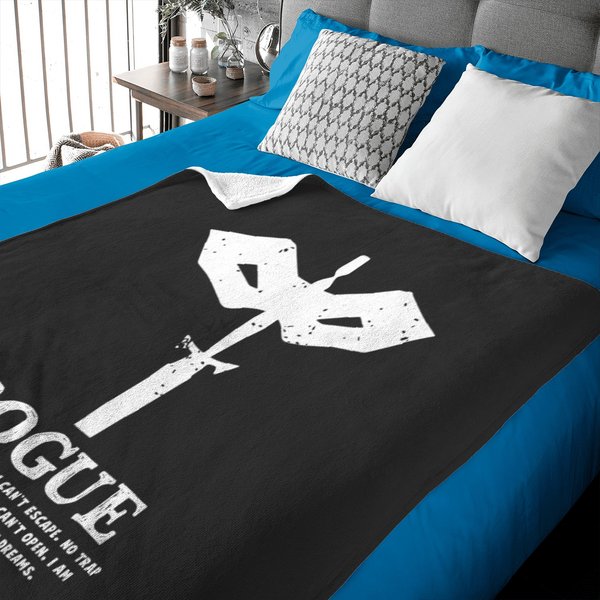 Rogue Gamer D20 Dice Dungeon Dragons Gaming Gift Baby Blankets-image
