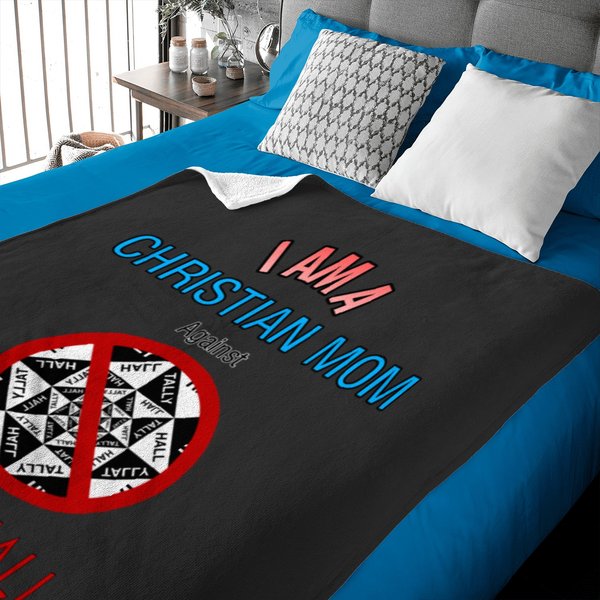 Christian Moms Against Tally Hall Baby Blankets