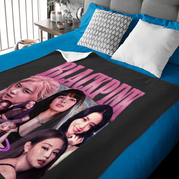 Blackpink Vintage 90S Double Sided Baby Blankets-image