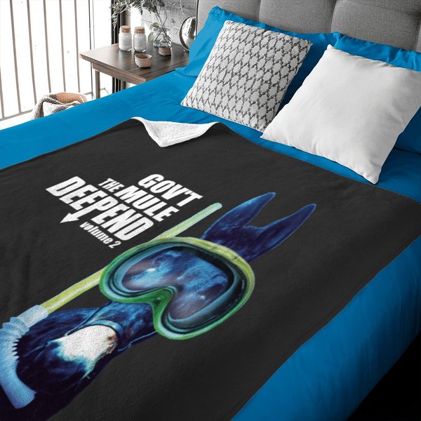 Order Gov't Mulethe Deep End Men's Comfortable Short Sleeve Black Baby Blankets-image