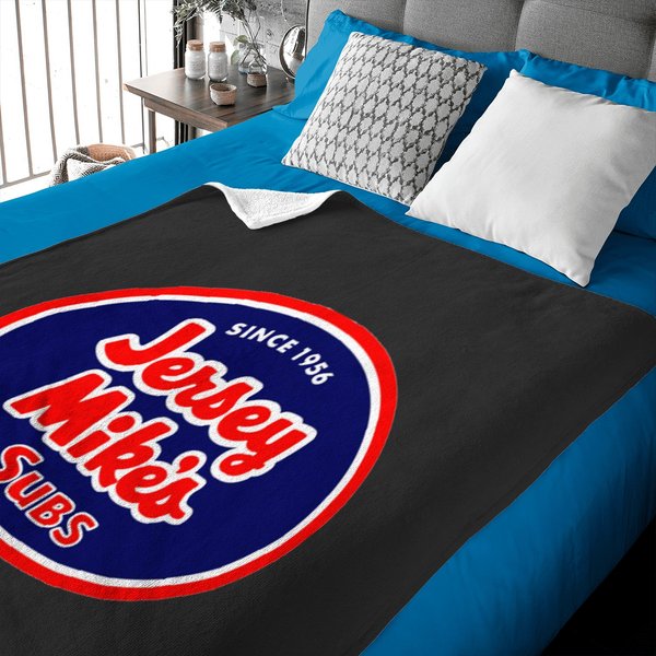 Jersey Mike's Subs Logo Baby Blankets-image