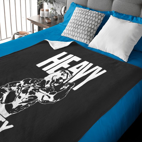 Mike Mentzer Heavy Duty Logo | Essential Baby Blankets-image