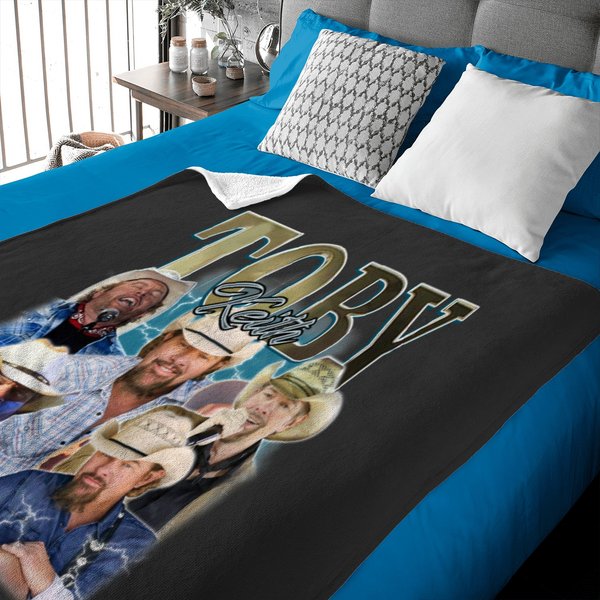 Toby Keith Vintage 90S Baby Blanket-image