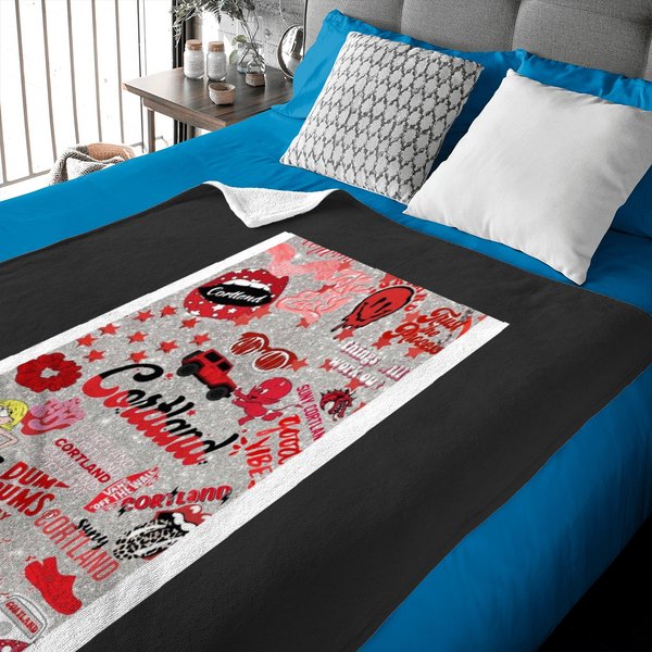 Suny Cortland Collage Graphic Suny Cortland Collage Graphic Baby Blankets-image