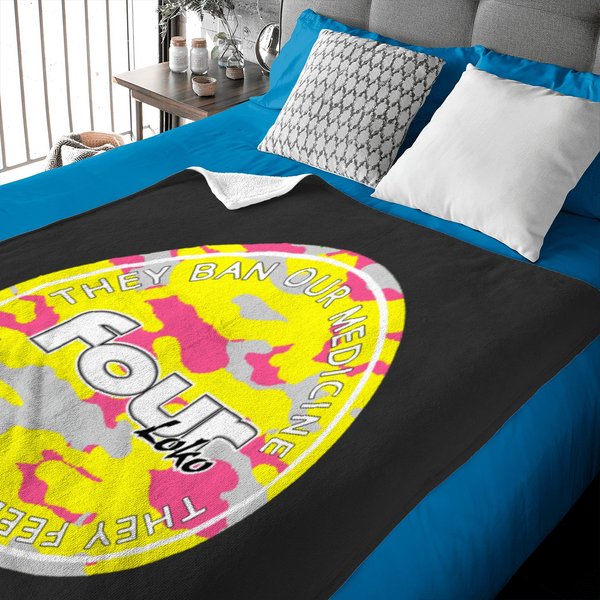 Four Loko Strawberry Lemonade Baby Blankets-image