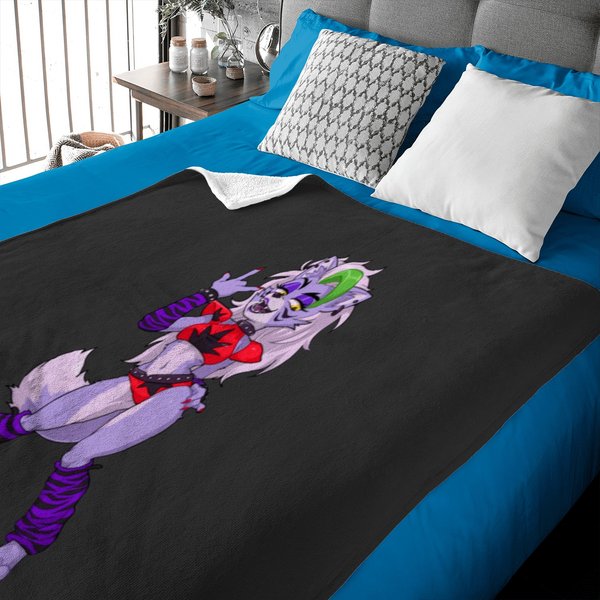 Roxanne Security Breach Sticker Baby Blankets-image