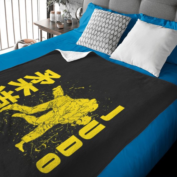 Judo Shirts For Kids Men Woman Jiu Jitsu Martial Arts Baby Blankets-image