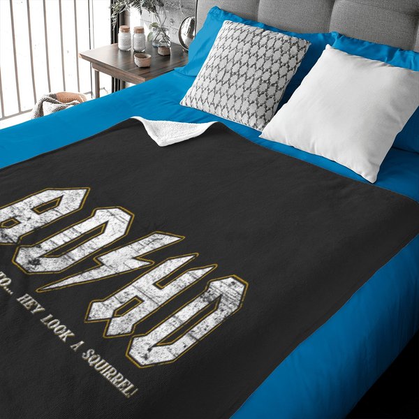 Adhd Highway To Hey Look A Squirrel Hyperactivity Disorder Baby Blankets-image