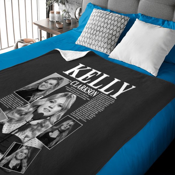 Kelly Clarkson Music Baby Blankets K1, Kelly Clarkson Music Pop Baby Blankets-image
