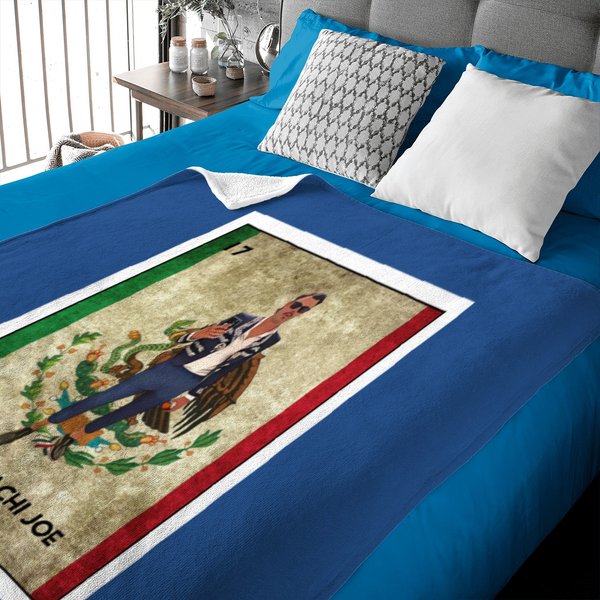 Joe Kelly Mexican Loteria El Mariachi Joe. Funny Spanish. Los Angeles. Joe Kelly Fight Club Baby Blankets-image