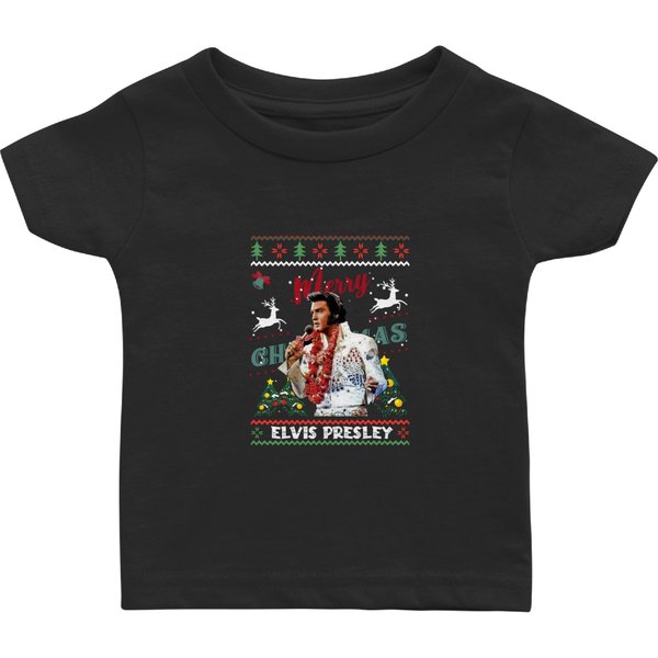 Elvis Presley Merry Christmas Baby T-Shirts-image