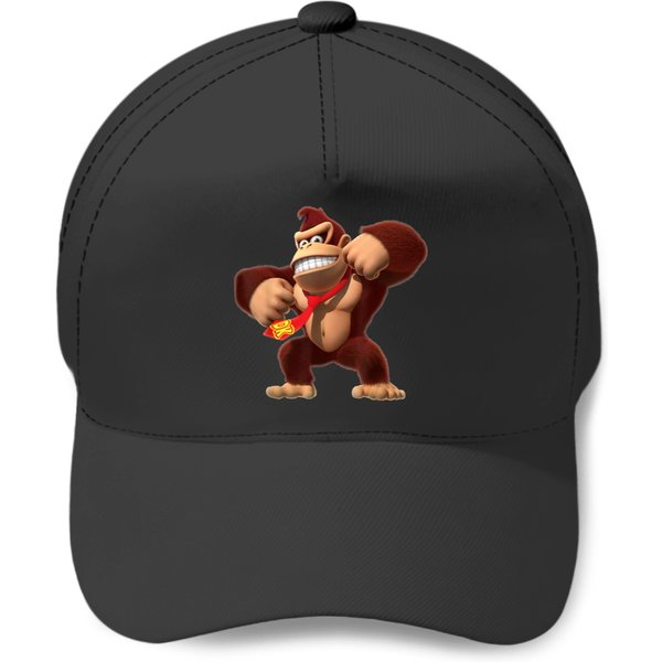 Donkey Kong 3D Poster Baseball Caps-image