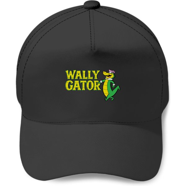 Wally Gator Logo Style Baseball Caps-image
