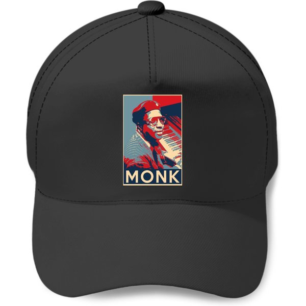 Thelonious Monk Hope - Sizes Of Jazz History Baseball Caps