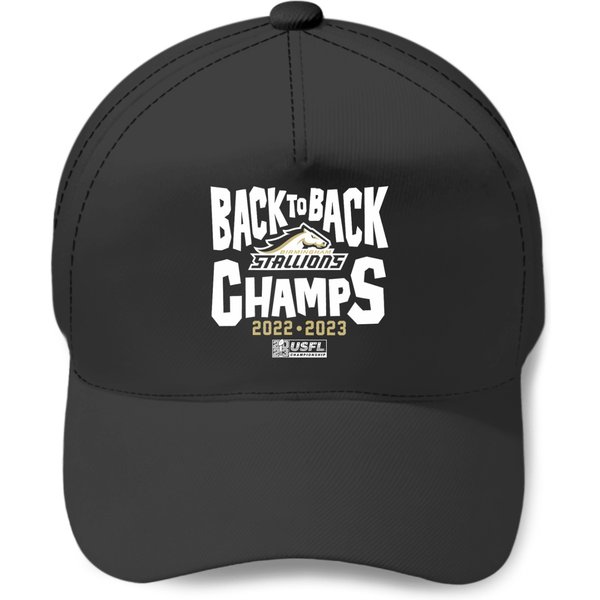 Birmingham Stallions Back-to-back Usfl Champs Baseball Caps