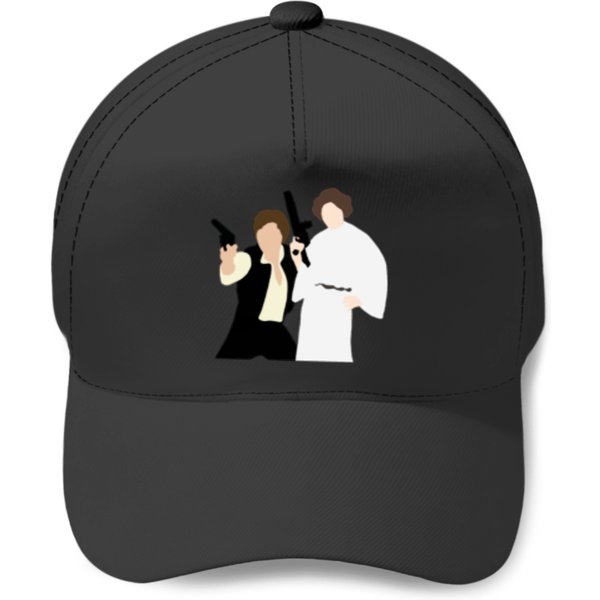 Leia And Han Silhouette Baseball Caps-image