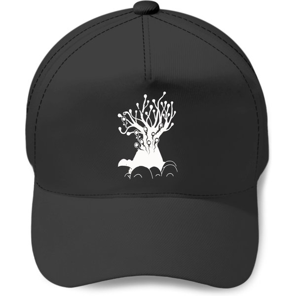 Radiohead Tree Charcoal Grey Baseball Caps-image