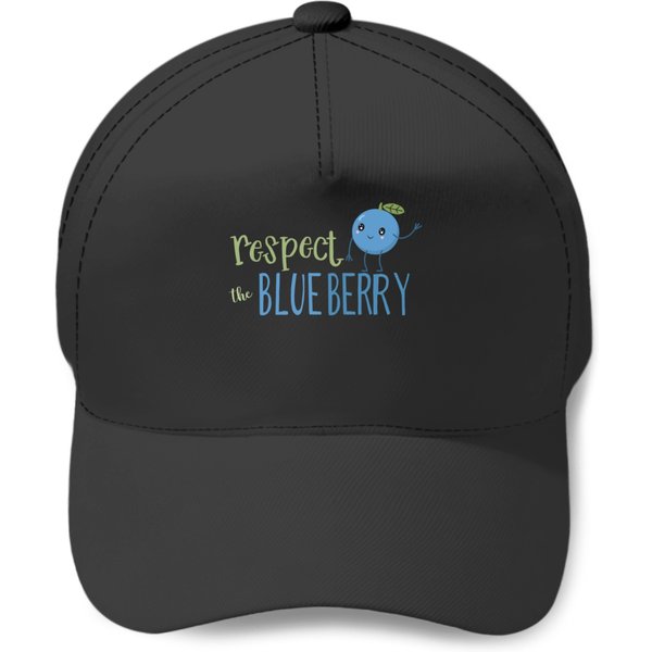 Respect The Blueberry - Blueberry - Baseball Caps
