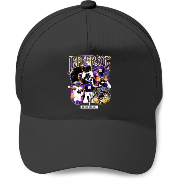 Vintage Justin Jefferson Dreams Baseball Caps Collection-image