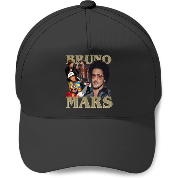 Bruno Mars Baseball Caps, Magic World Tour Baseball Caps, R And B Singer-image