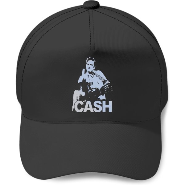 Johnny Cash Finger Rock Band Baseball Caps-image