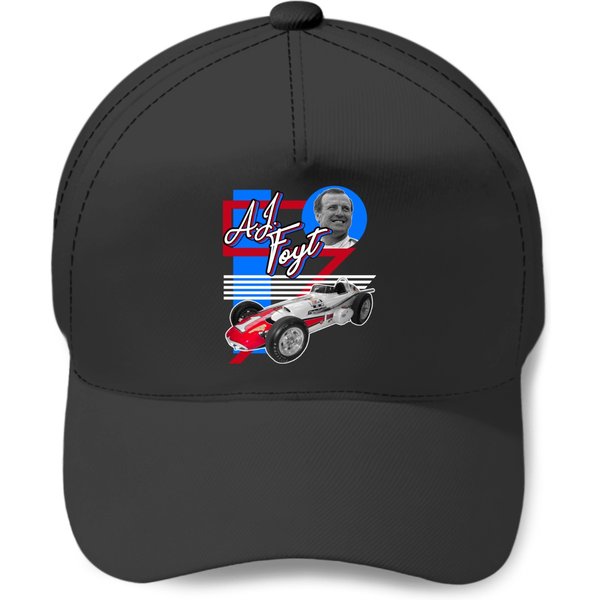 Aj Foyt ))(( Indy Car Racing Legend Tribute Baseball Caps