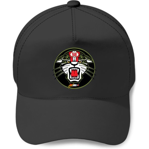 Marco Simoncelli Tiger Logo Baseball Caps-image