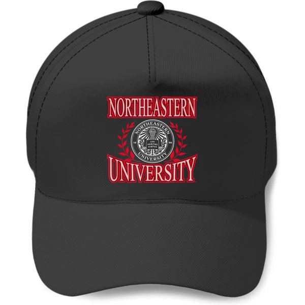 Northeastern Huskies Laurels Logo Officially Licensed T Baseball Caps-image