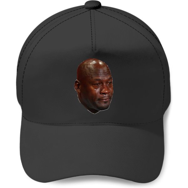 Crying Jordan Face Baseball Caps-image