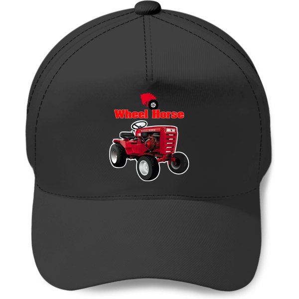 Wheel Horse Garden Tractor Mens Basic Art T Baseball Caps-image