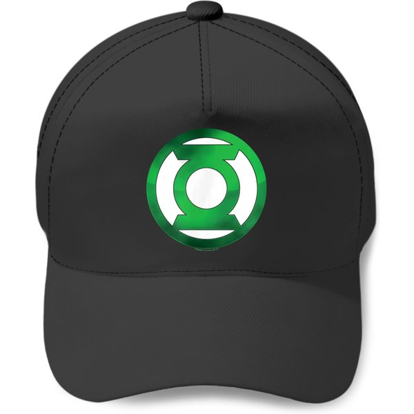 Green Lantern Chrome Baseball Caps