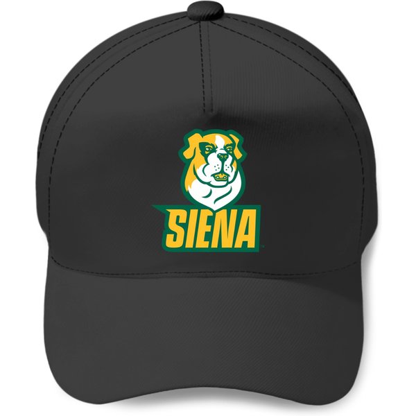 Siena College Saints St Bernard New Stacked Logo Pullover Baseball Caps-image