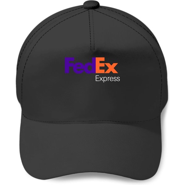 Fedex Mens Black Fleece Pullover Wool Warm Baseball Caps