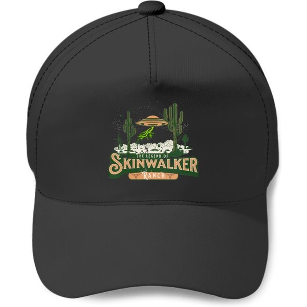 Skinwalker Ranch Baseball Caps, Creepy Urban Legend Tribute Baseball Caps-image